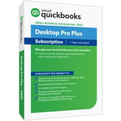 3 User – QuickBooks Pro PLUS 2023 includes Unlimited Support and Cloud Backup – 1 year subscription